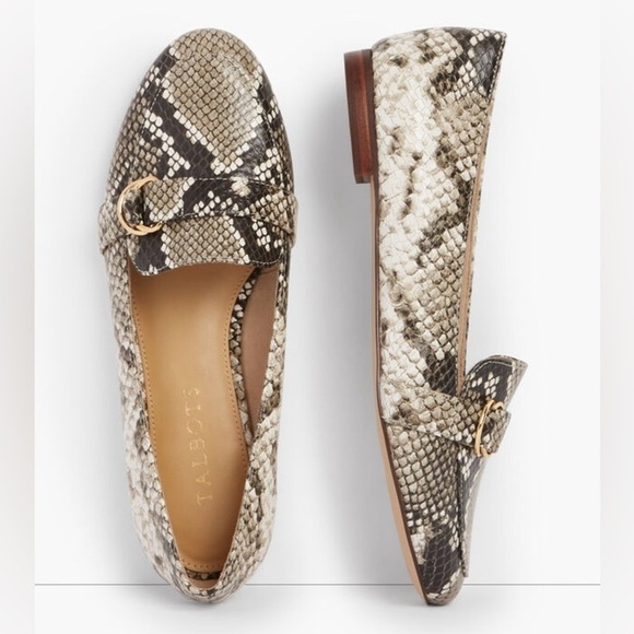 Talbots Shoes - NEW! Talbots Ryan D-Ring Loafers Embossed. 8.5M.